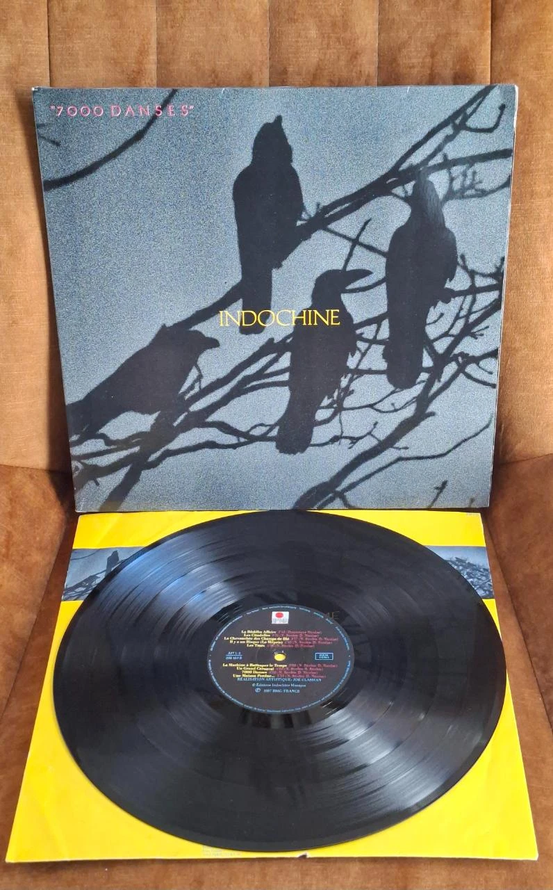 LP Indochine – 7000 Danses 1987 Original Gatefold